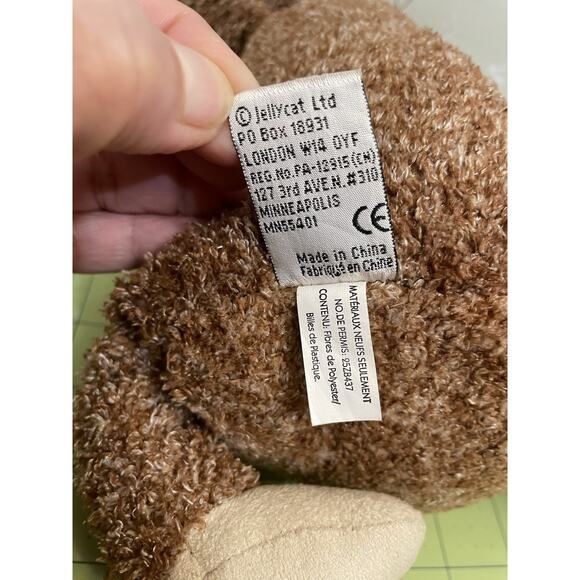 Jellycat Tumtum Tum Tum Monkey Brown Tan Suede Tummy Chimpanzee Ape Long Tail - Picture 8 of 11